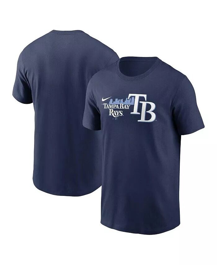 

Мужская темно-синяя футболка Tampa Bay Rays Local Team Skyline Nike, синий