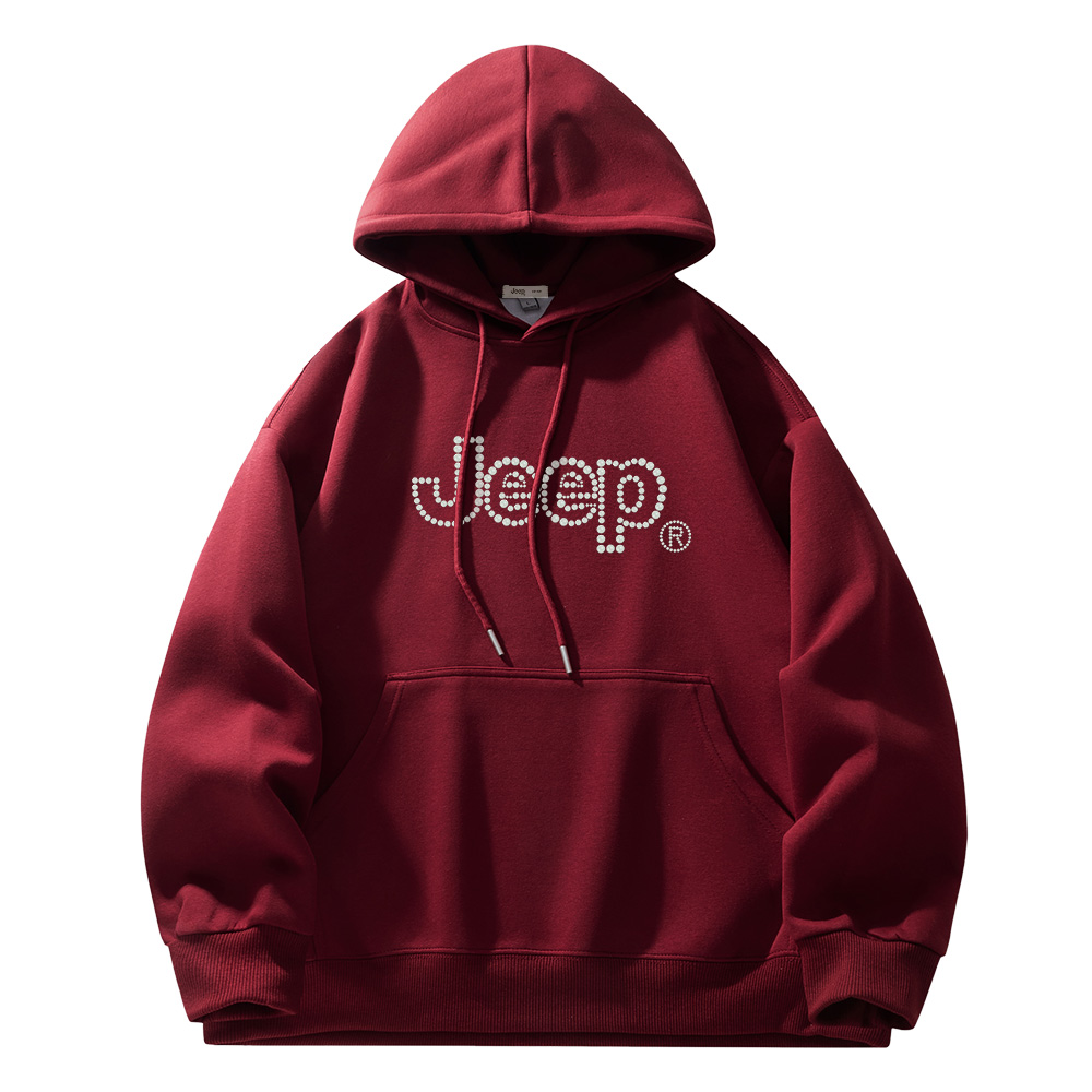 

Свитшот Unisex Crew Neck Moderate Regular Jeep, p75gmkjap8 burgundy