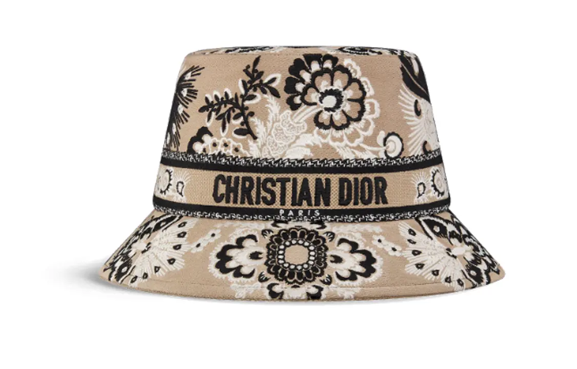 

DIOR Хлопковая полипропиленовая панама женская коричневая, Brown