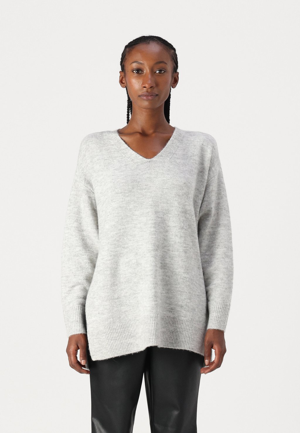 

Джемпер VMFILUCA V NECK Vero Moda, серый