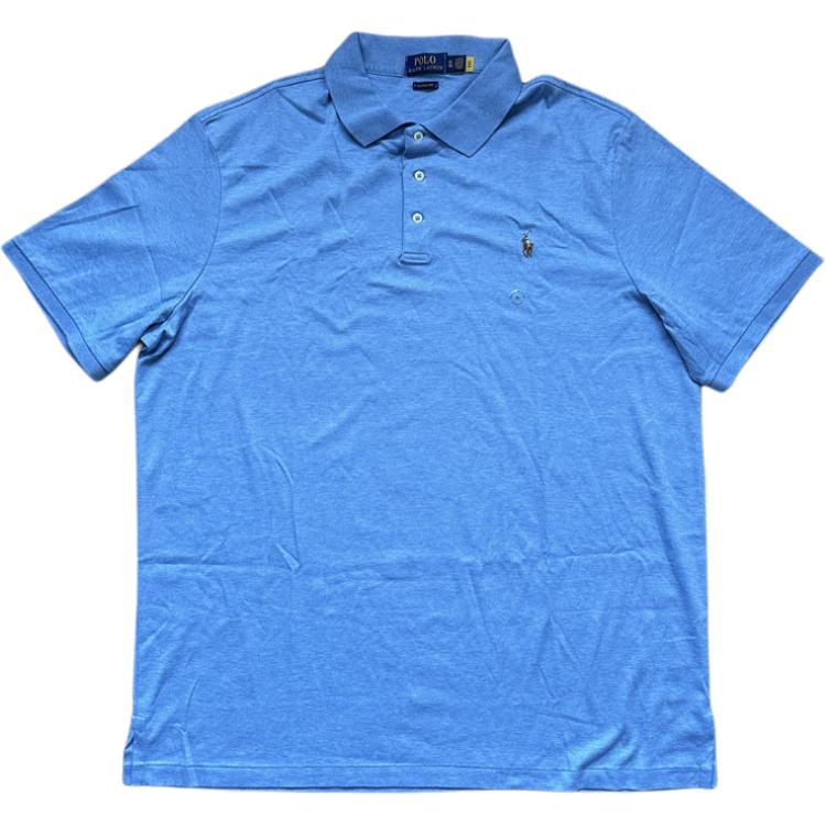 

Футболка поло мужская синяя Polo Ralph Lauren