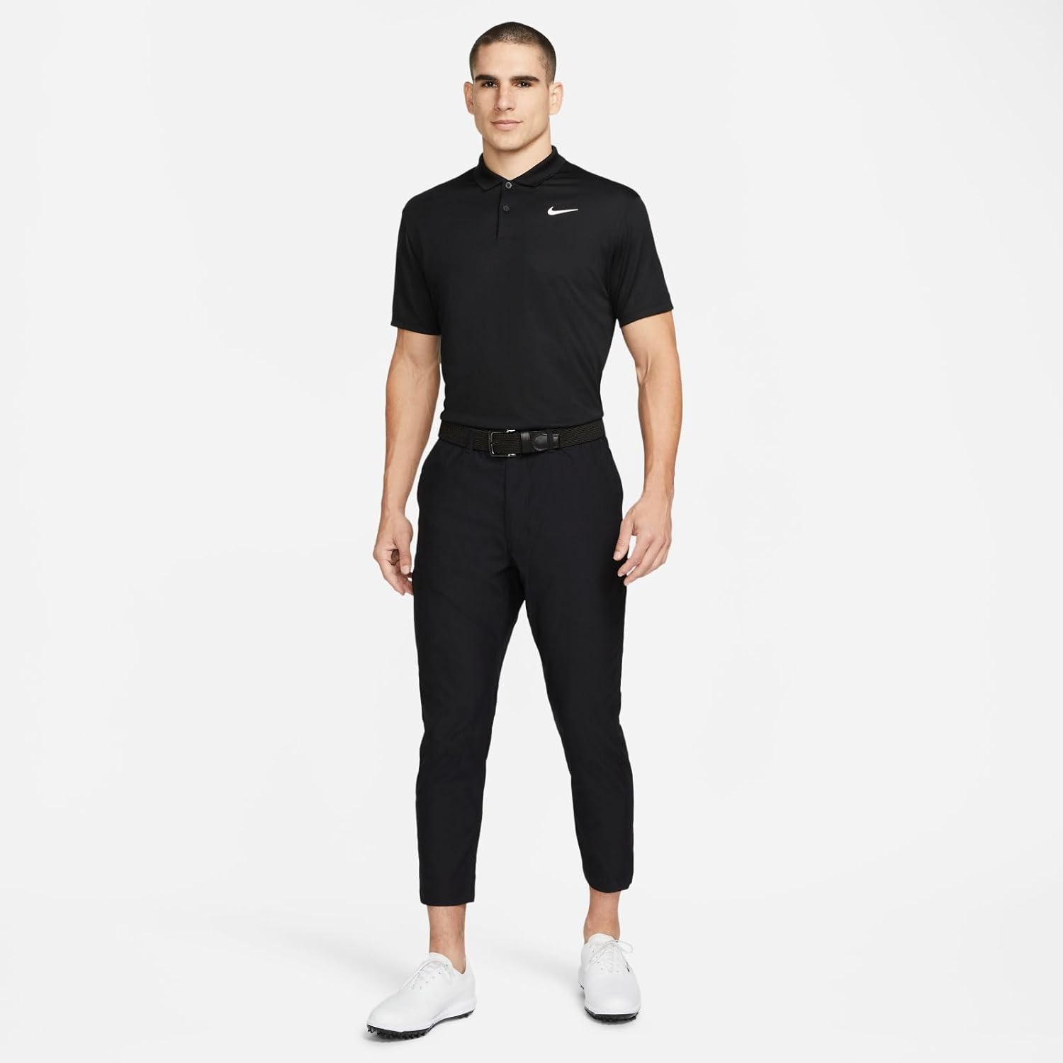 Теннисное поло Nike Court Dri-fit для мужчин, Black/White — фото 4