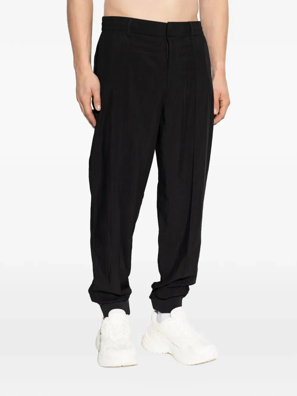 Спортивные брюки с эластичным швом Emporio Armani, черный — фото 3