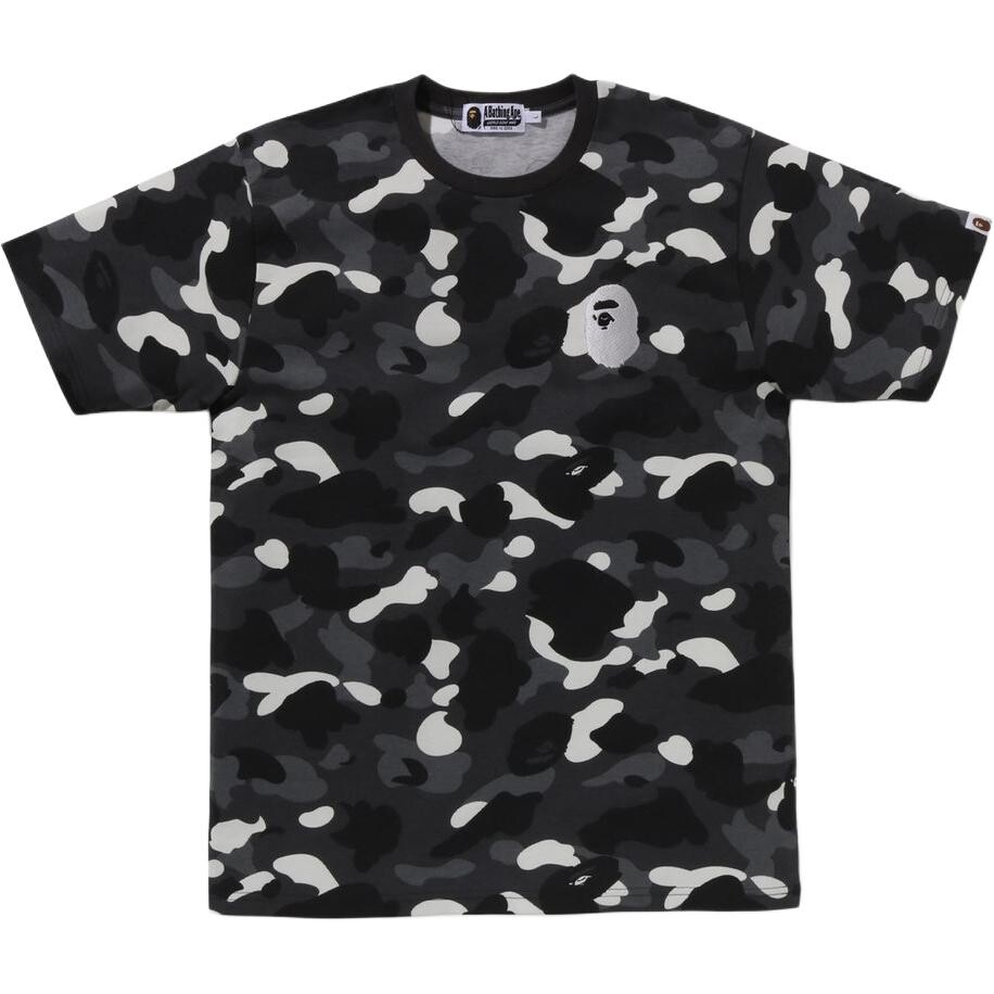 

Футболка BAPE City Camo Large Ape Head A Bathing Ape, серый