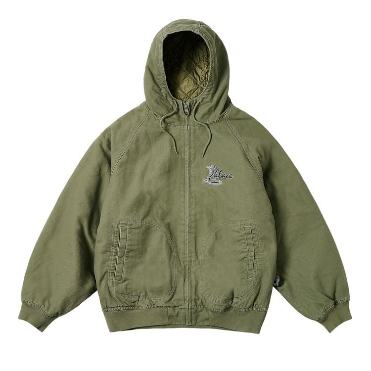 

Куртка Palace Canvas Cobra Jacket 'The Deep Green', зеленый