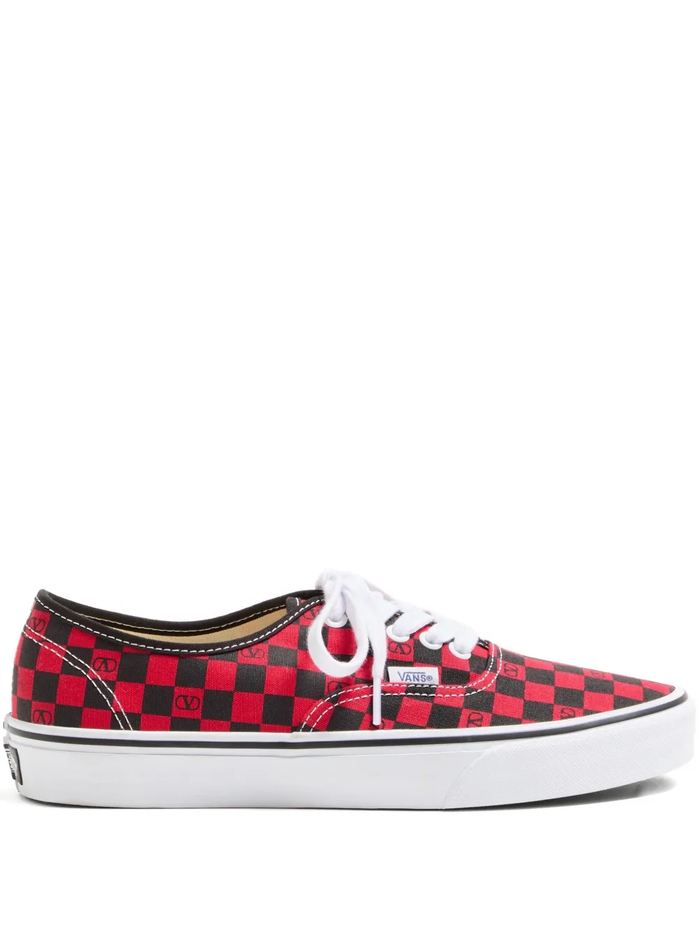 

Кеды с логотипом VLogo Checkerboard из коллаборации с Vans VALENTINO GARAVANI, красный