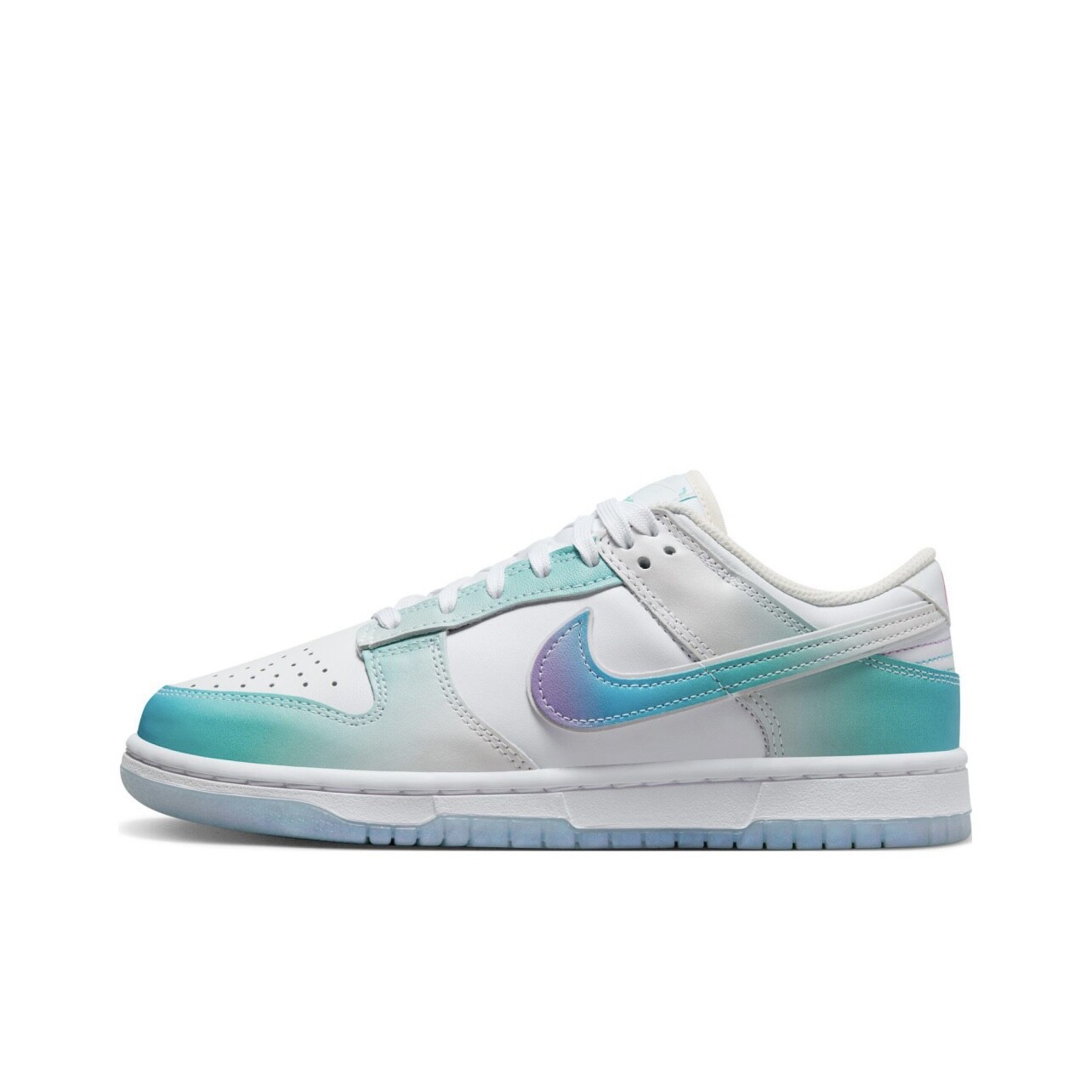 

Кроссовки Nike Dunk Skateboard Shoes Women's Low-Top Cyan/White