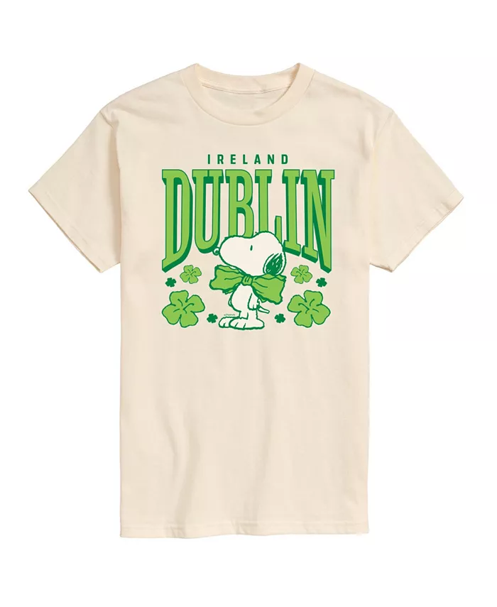 

Мужская футболка с коротким рукавом Peanuts Dublin Ireland AIRWAVES, коричневый/бежевый