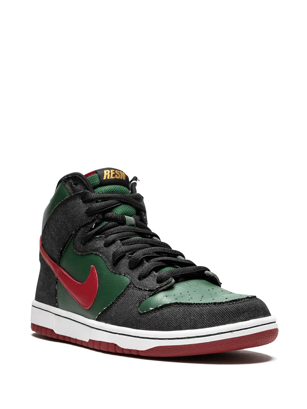 Кроссовки Dunk High Premium SB Nike, зеленый — фото 2