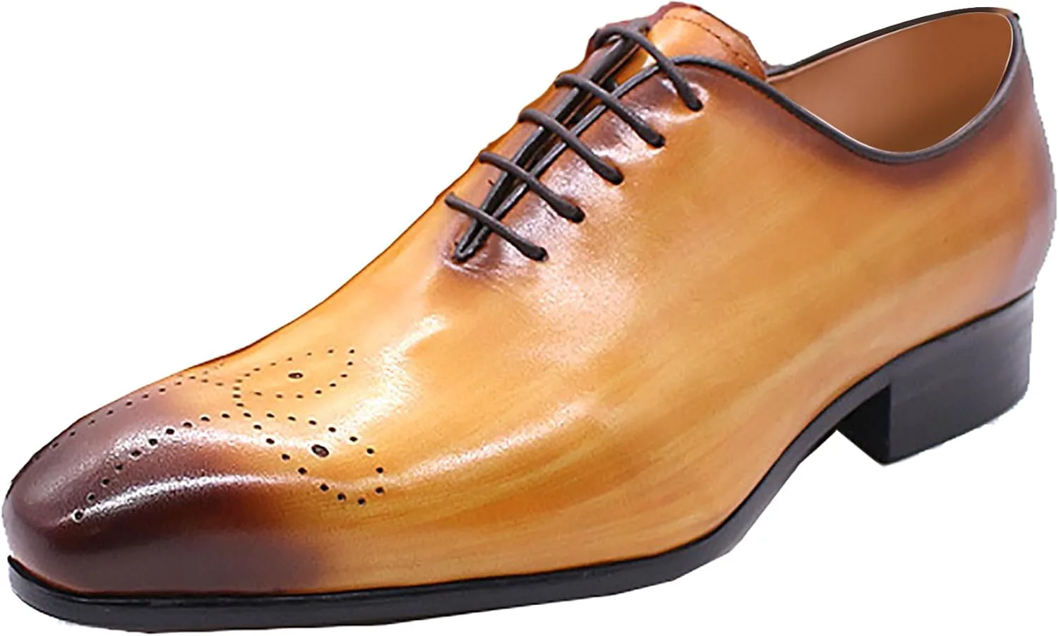 

Мужские оксфорды Santimon, официальная обувь из натуральной кожи, ручной работы, дерби, повседневные броги, оксфорды, смокинговая модная обувь для прогулок для мужчин