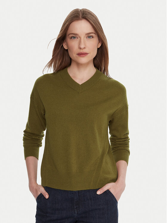 

Свитер relaxed fit 102HD4032 United Colors Of Benetton, зеленый