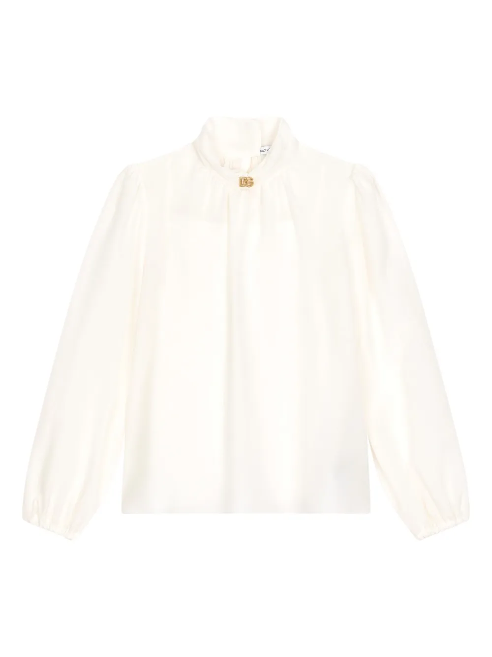 

Блузка с логотипом DG Dolce & Gabbana Kids, белый