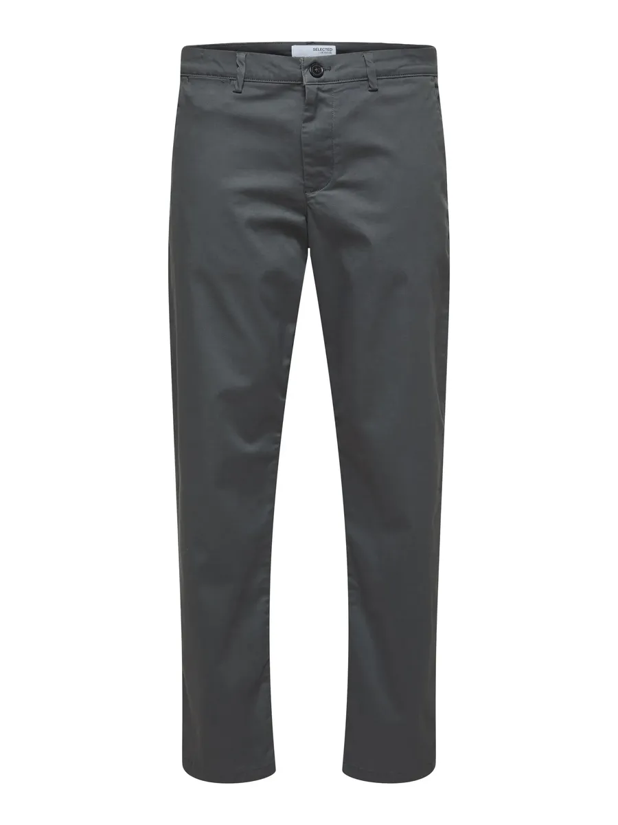 

Брюки из ткани SELECTED HOMME "SLH196-STRAIGHT-NEW MILES FLEX PANT NOOS", цвет Dark Shadow