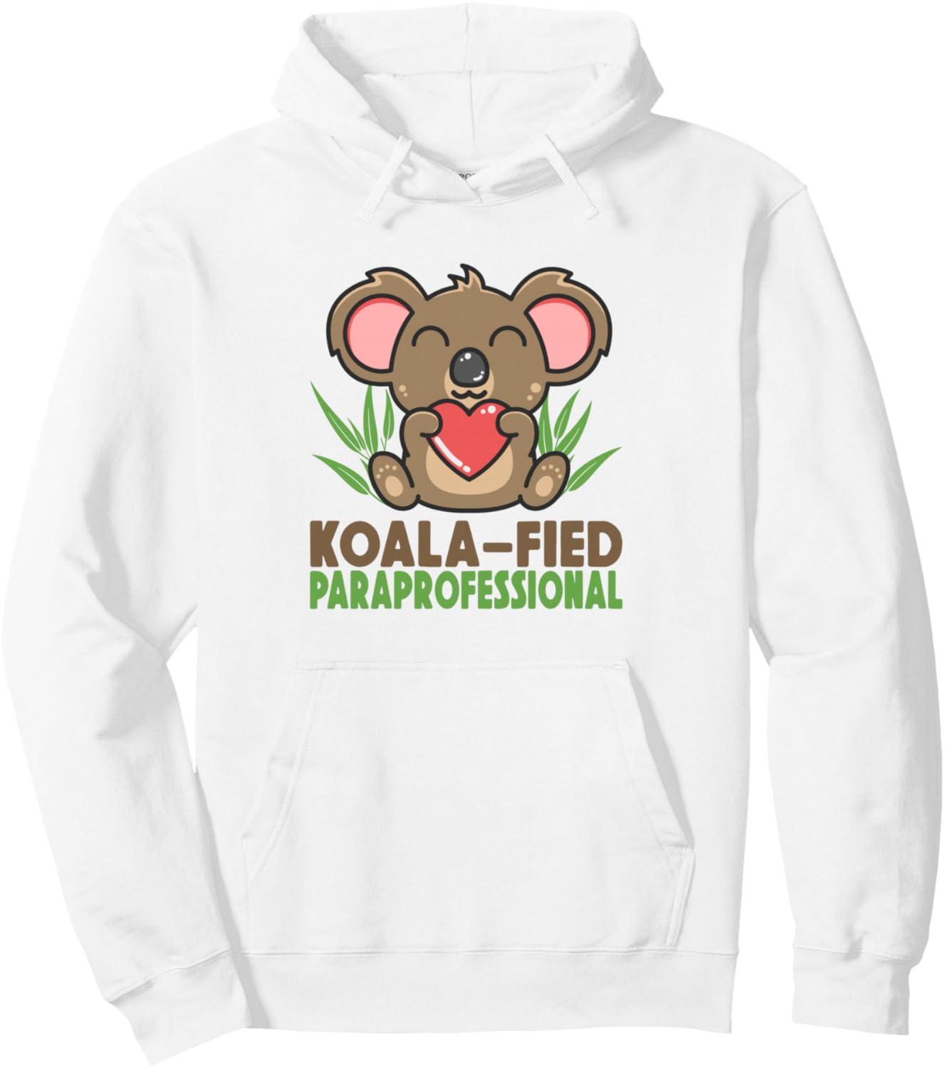 

Худи Koala Feed Paraprofessional Specialty Teaching Paraeducator Paraeducator Special Education Teacher Graphics, белый