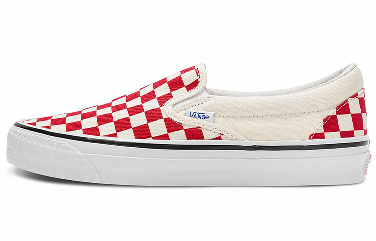 Кроссовки Slip-On Og Classic Vans Lx 'Checkerboard - Racing Red'
