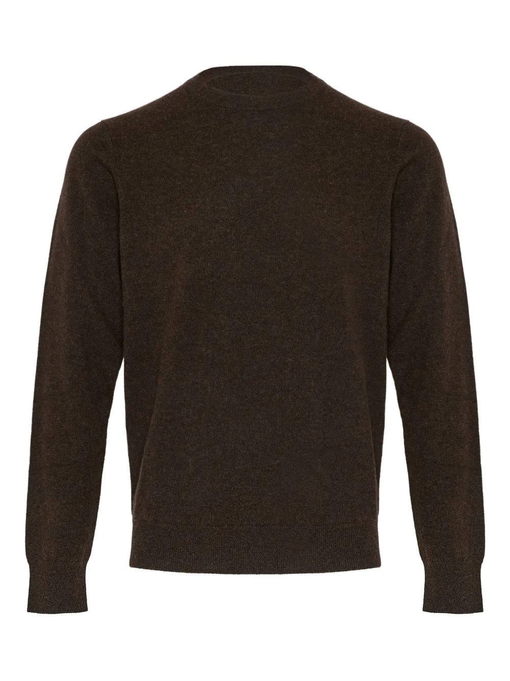 

Кашемировый свитер с круглым вырезом YVES SALOMON, коричневый