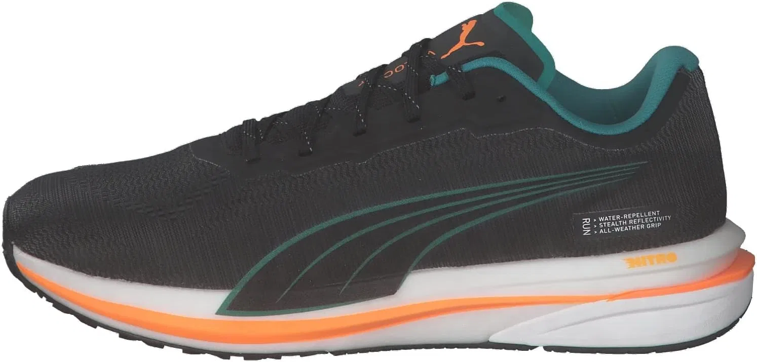 Мужские кроссовки для бега PUMA Deviate Nitro Street Running Shoe, Puma Black For — фото 2