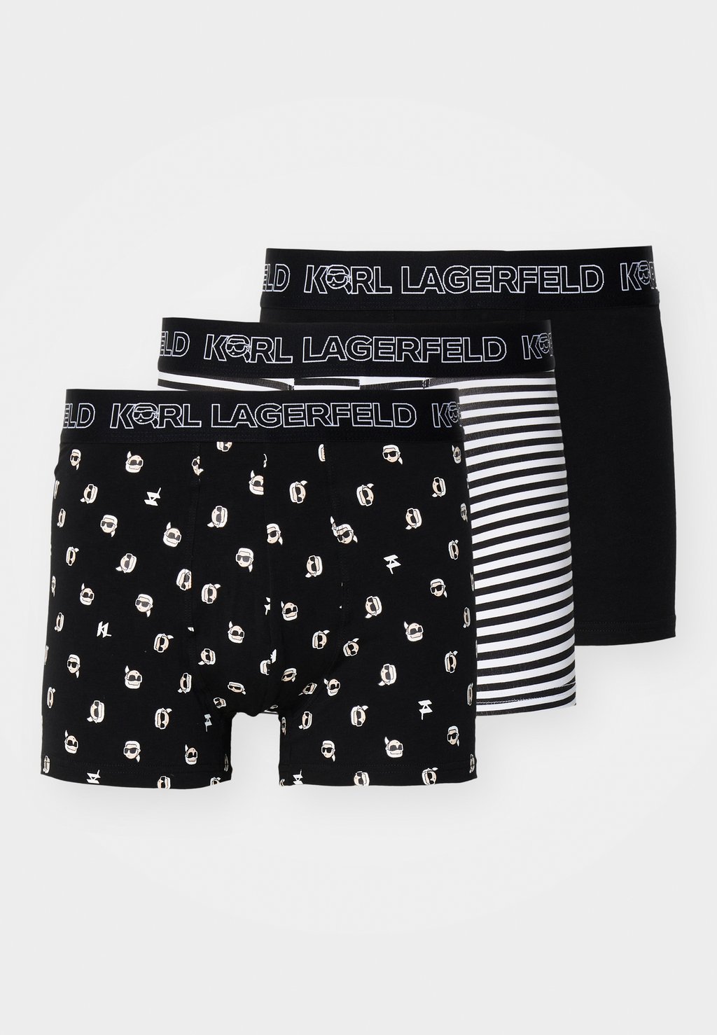 

Трусы IKON TRUNK 3 PACK KARL LAGERFELD, черный