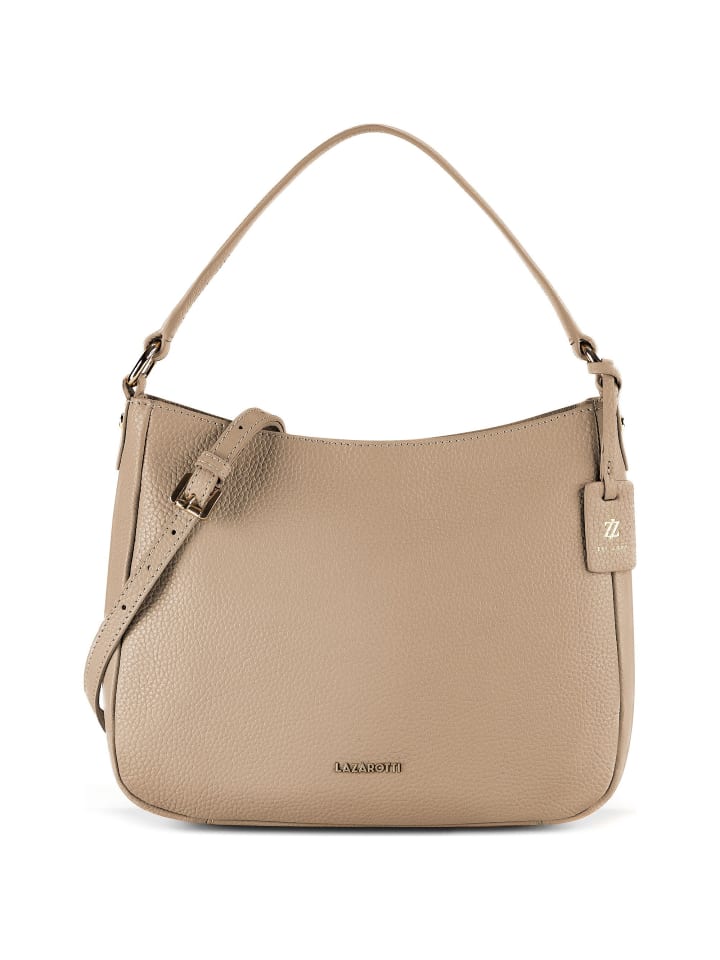 

Lazarotti Кожаная сумка Bologna Leather 1, 27 см, песочного цвета