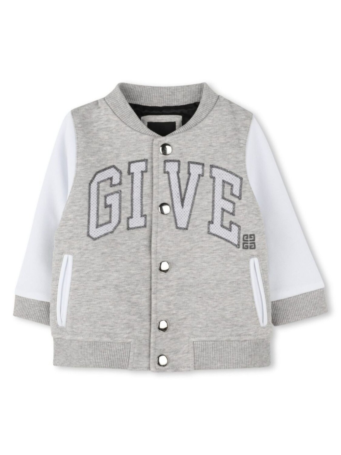 

Givenchy Kids куртка с логотипом, серый