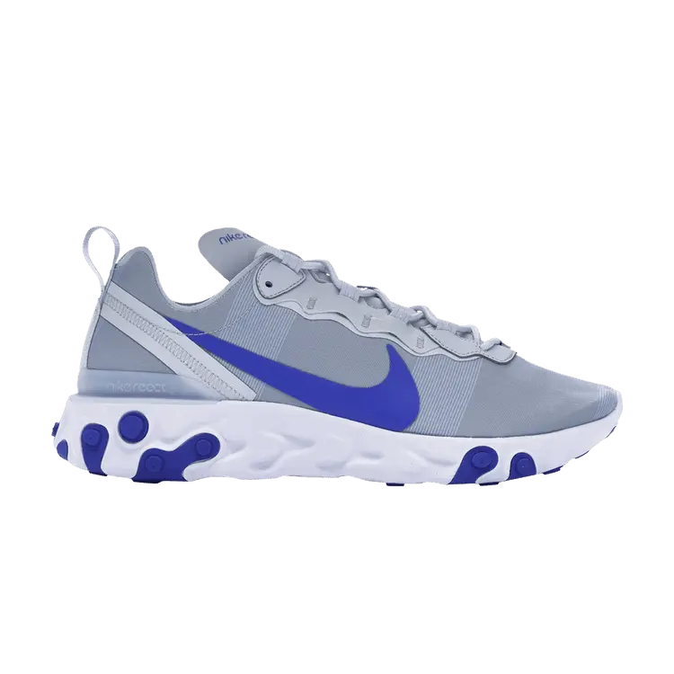 

Кроссовки Nike React Element 55 'Pure Platinum Racer Blue', синий