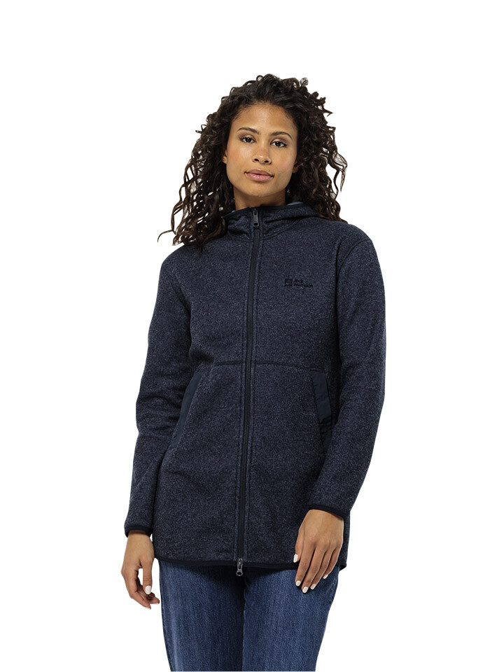 

Куртка Jack Wolfskin Fleecemantel Tannenspur, темно-синий