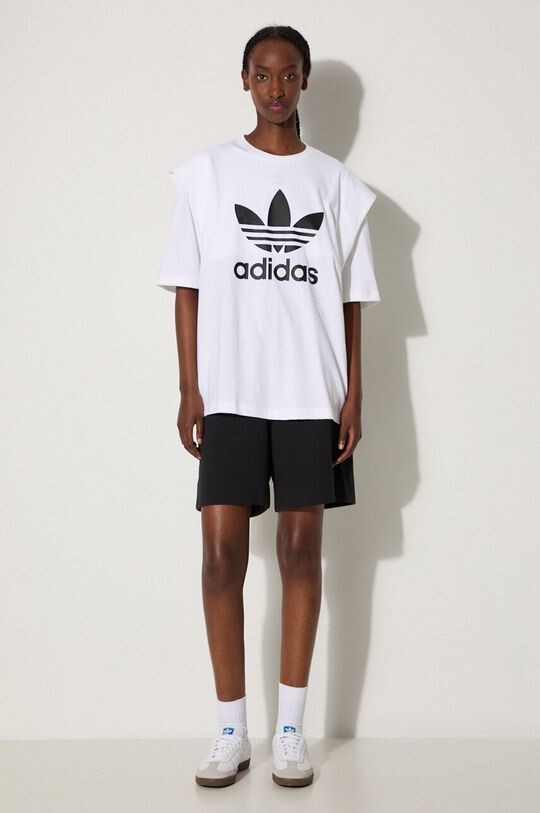 

Хлопковая футболка IC8806 adidas Originals, белый