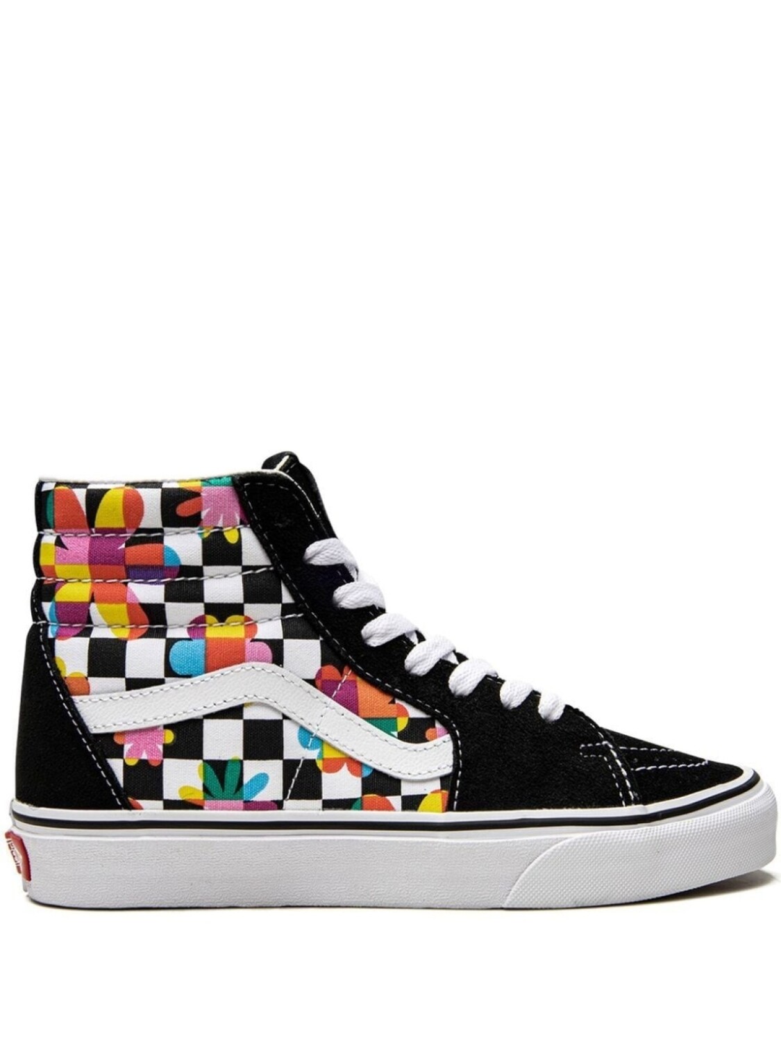 

Кеды SK8-Hi Floral Checkerboard Vans, черный
