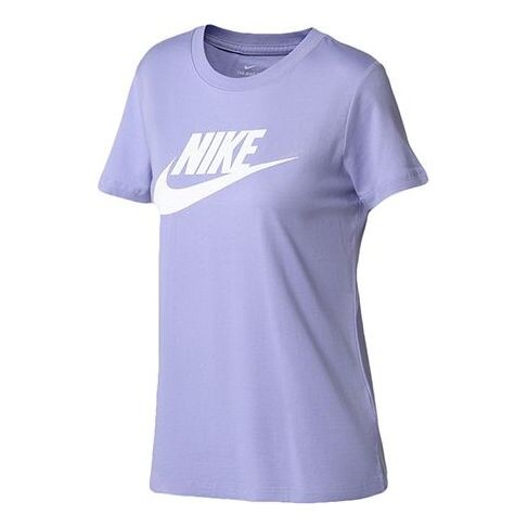 

Футболка спортивная одежда основные т фиолетовый Nike, фиолетовый