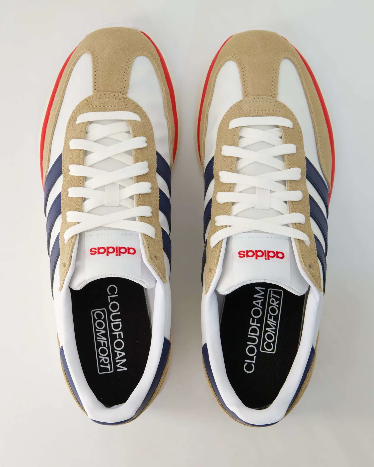 Кроссовки низкие Cloudfoam Comfort Adidas, белый — фото 4