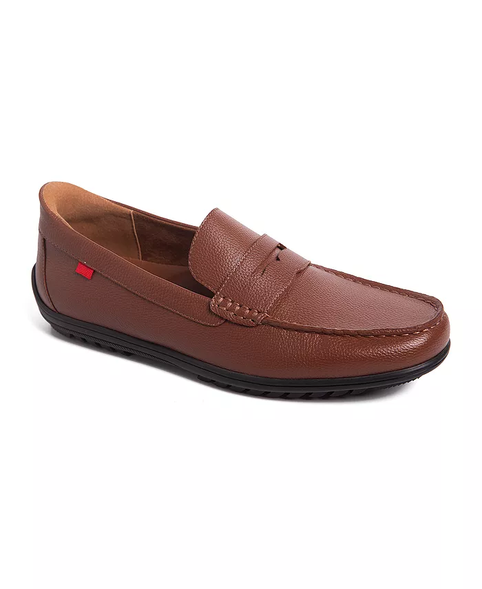

Мужские пенни лоферы John Street с технологией Hands-Free Slip On Marc Joseph New York, коричневый