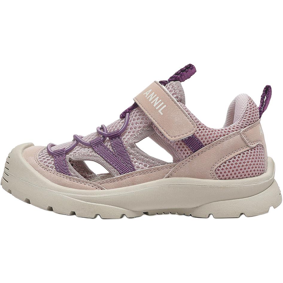 

Детские сандалии с противоскользящей подошвой, устойчивые к истиранию, дышащие, с низким берцем Annil, розовый