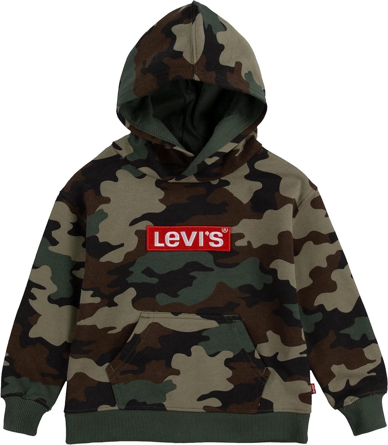 

Худи Levi'S Printed Pullover Hoodie, цвет Cypress Camo