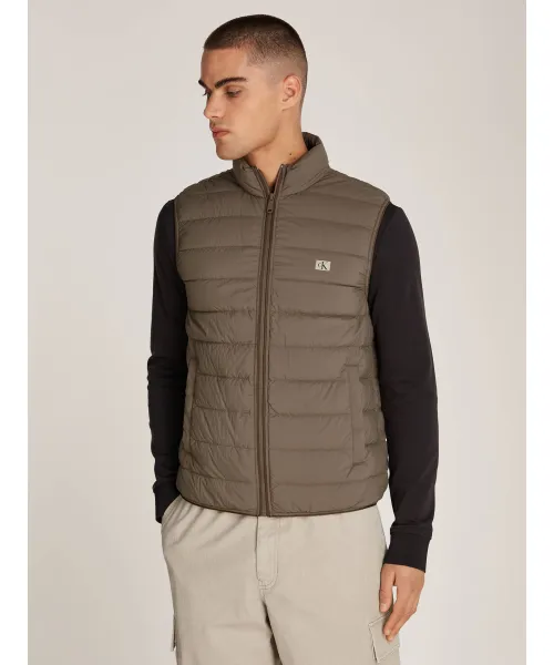 

Пуховик без рукавов Regular fit Calvin Klein Jeans, бежевый