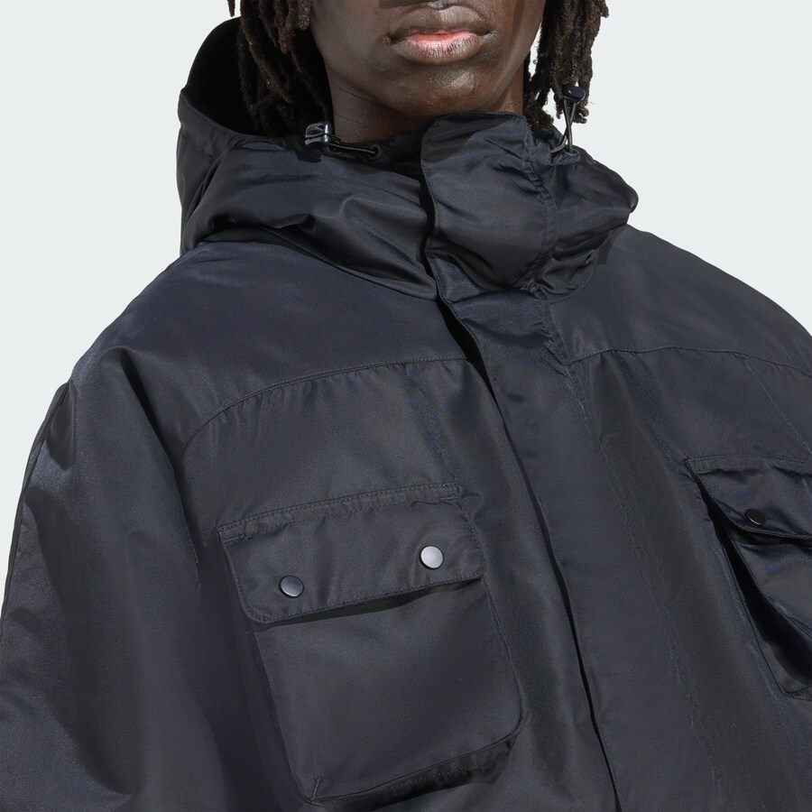 Демисезонная куртка ADIDAS ORIGINALS adidas Originals Parka CPH, Black — фото 4