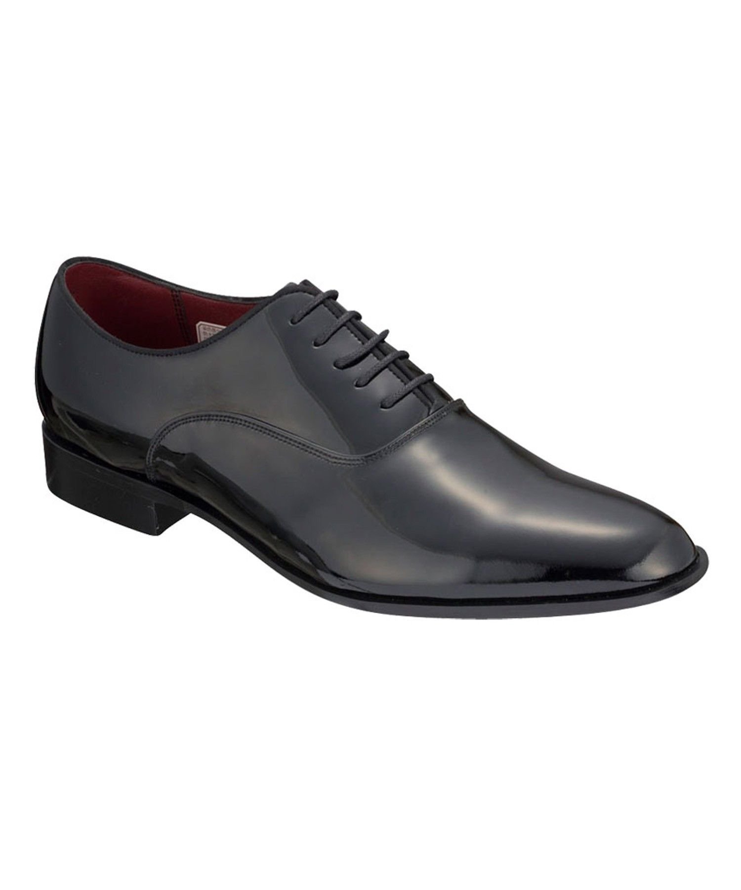 Деловые туфли Regal 426R с гладким носком, черные, из лакированной кожи. Regal, black