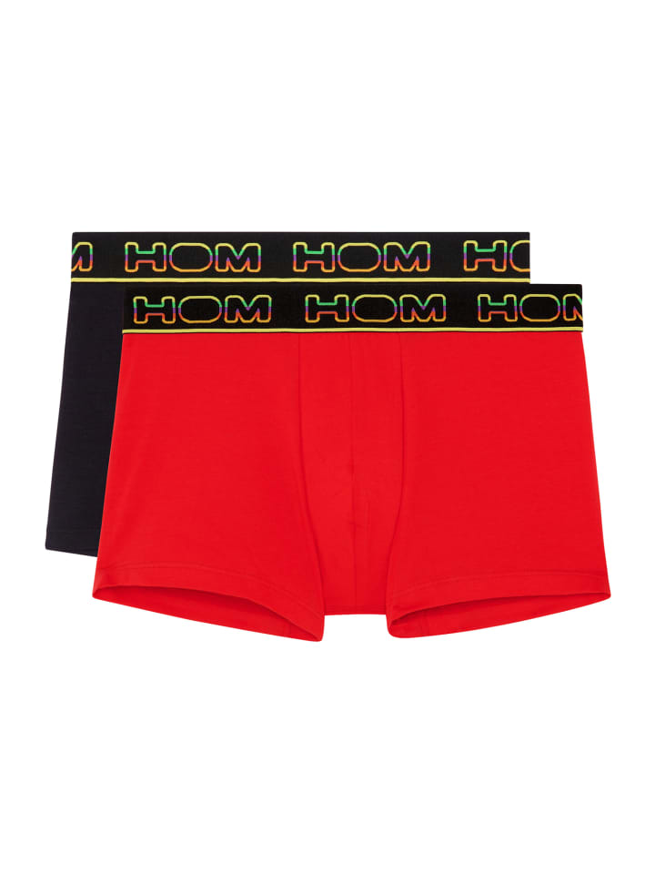 

Трусы боксеры HOM, цвет black/red