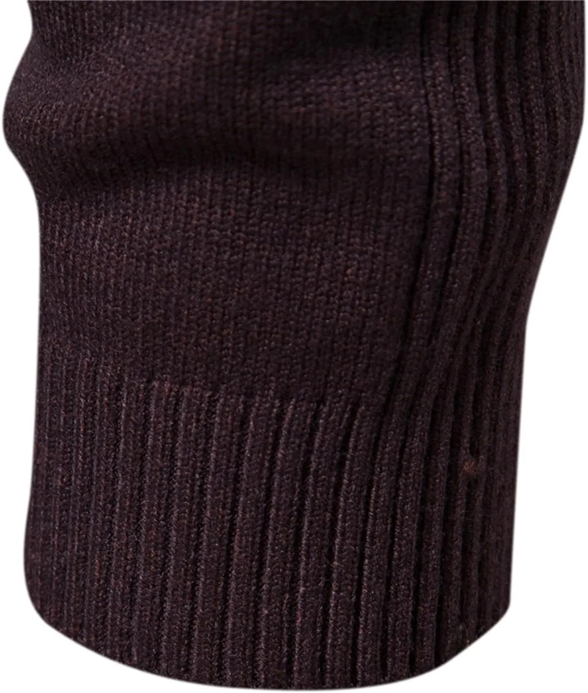 Мужской зимний водолазка толстый свитер Casual Warm Slim Pullover — фото 4