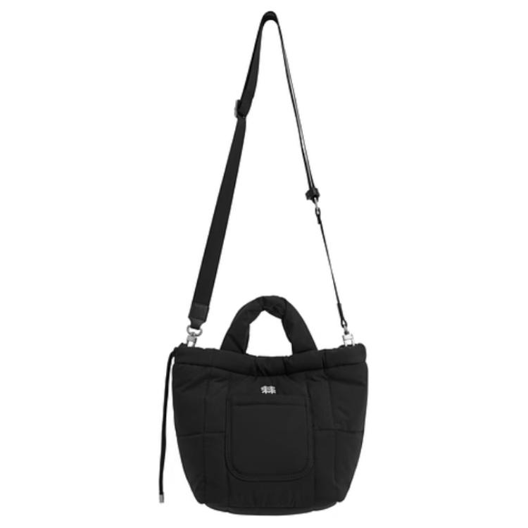 

KOLON SPORT Тканевая наплечная сумка через плечо женская обычная черная, Black