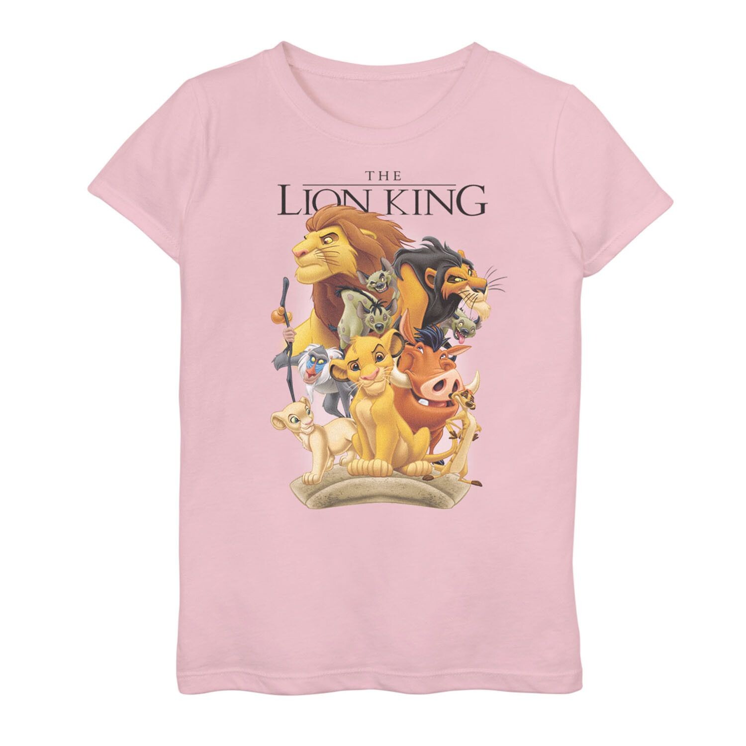 

Футболка Disney's The Lion King для девочек 7–16 лет Pride Land Group Shot Licensed Character