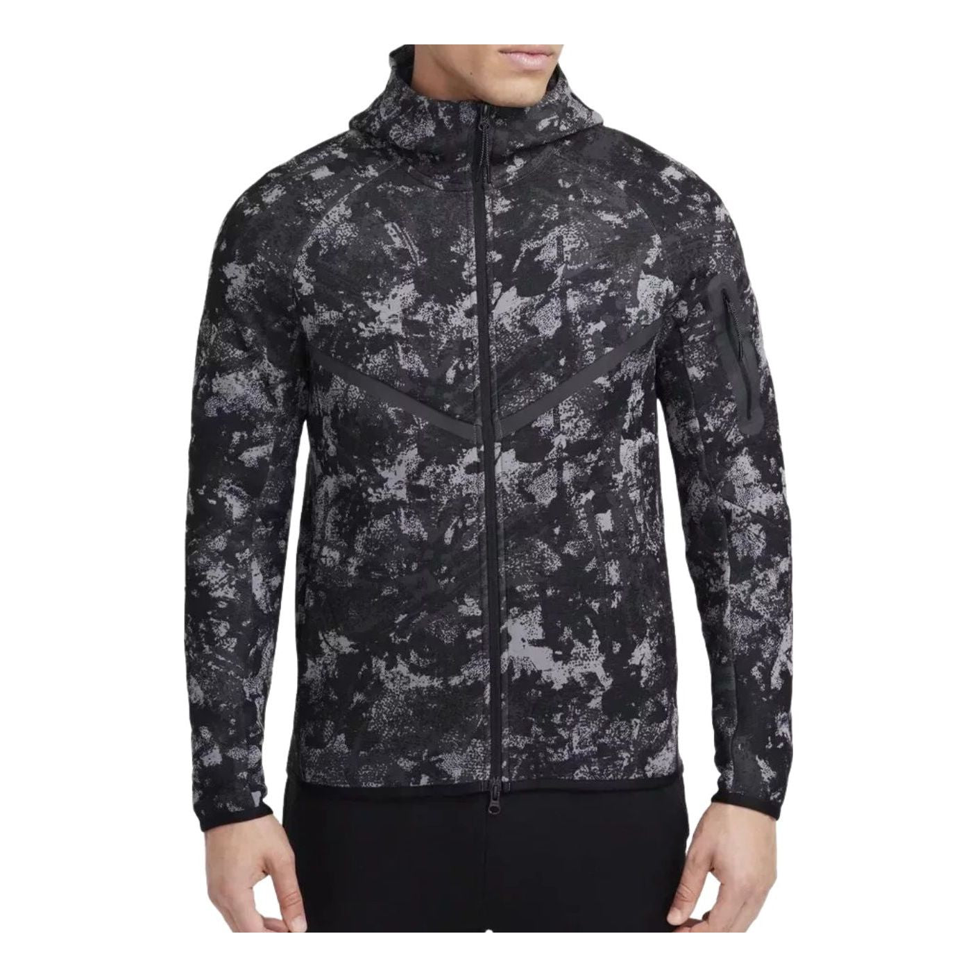 

Свитшот Nike Tech Fleece Windrunner на молнии, цвет «дымчато-серый»