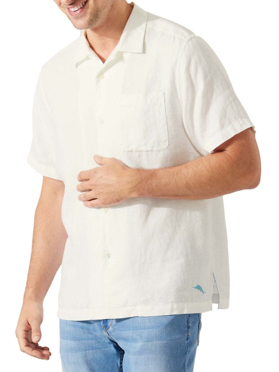 

Льняная рубашка Sea Glass Tommy Bahama, белый