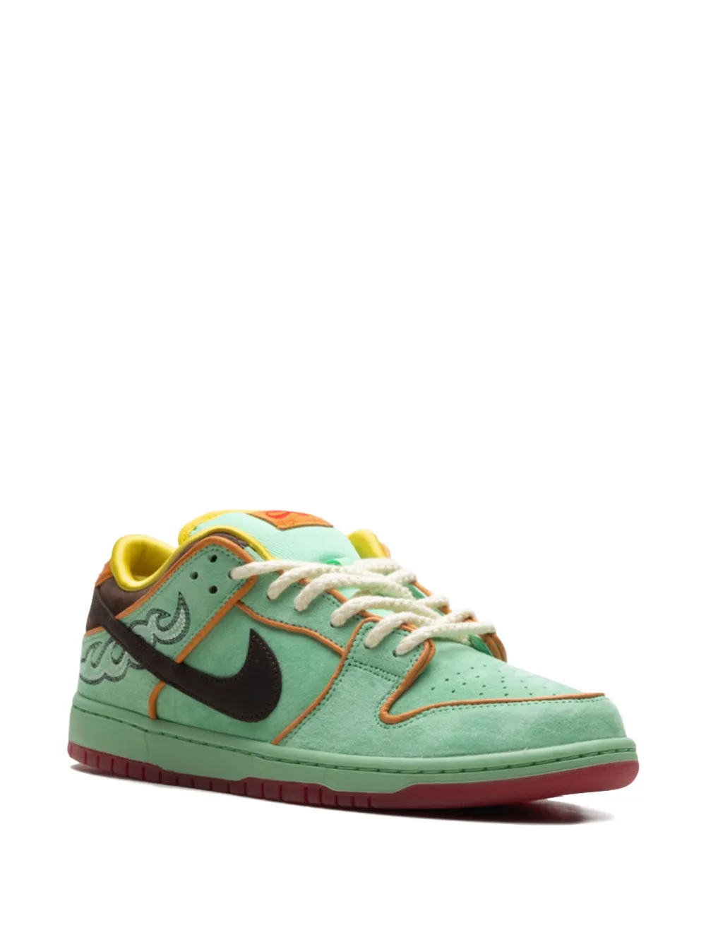 Кроссовки Dunk Low Tourmaline из коллаборации с BHM Nike, зеленый — фото 2