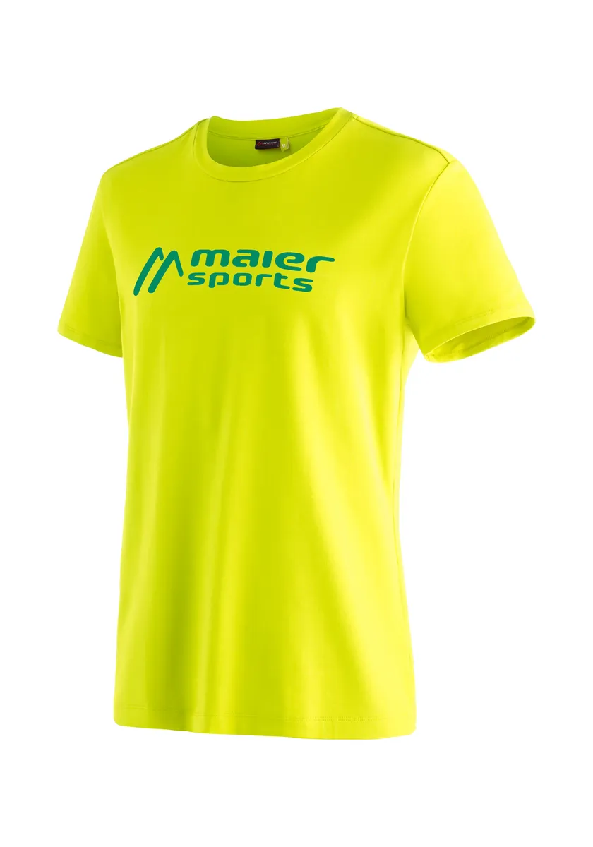 

Функциональная рубашка Maier Sports "MS Tee M", универсальная рубашка с круглым вырезом из эластичного материала, желтый