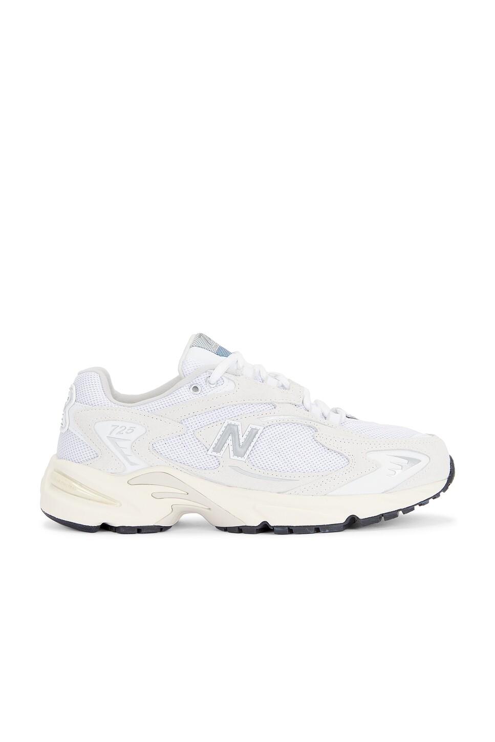 

Кроссовки женские Ml725 New Balance, цвет White, Reflection, & Metallic Silver