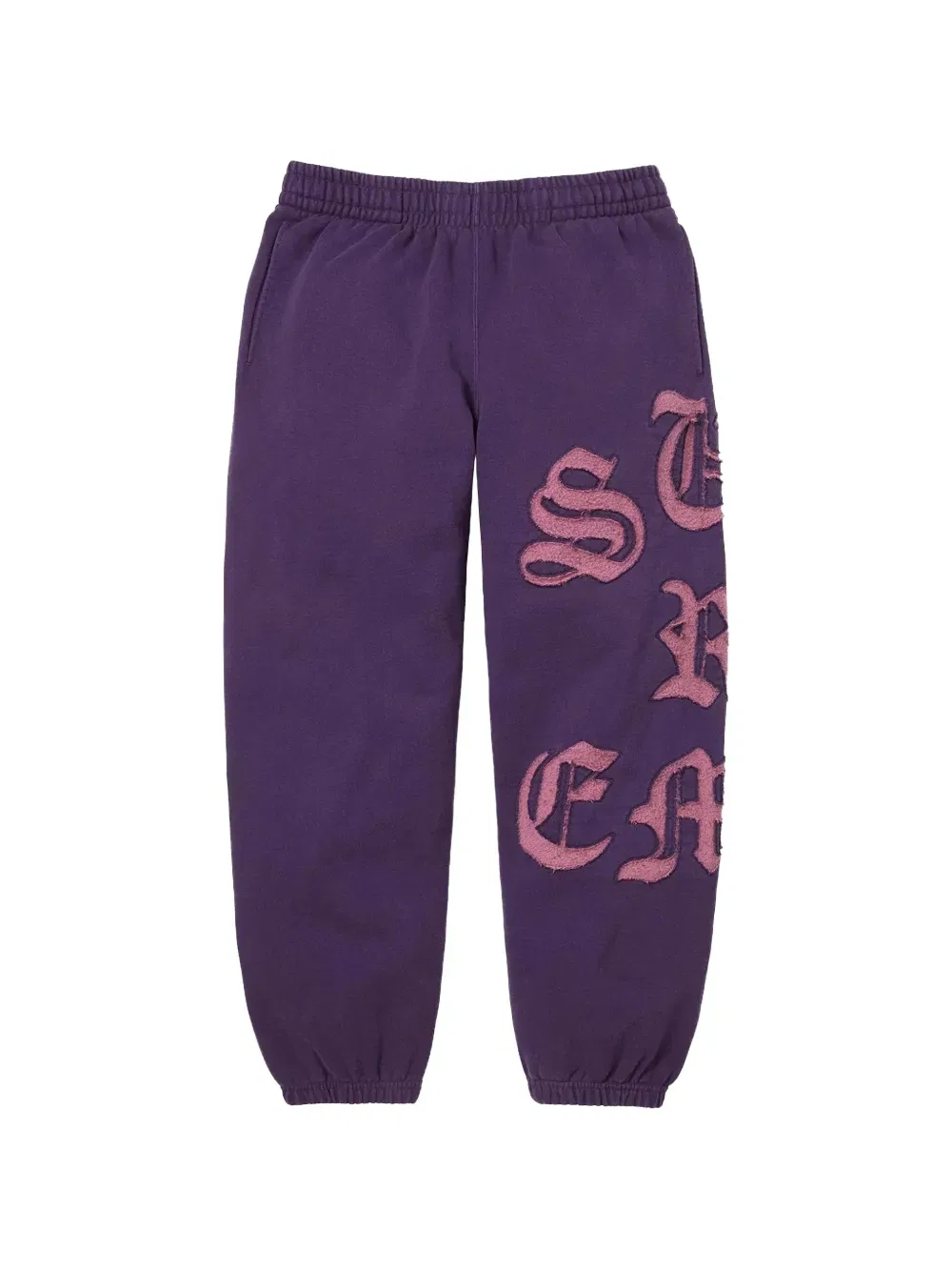 Спортивные брюки с эластичными манжетами Supreme, фиолетовый