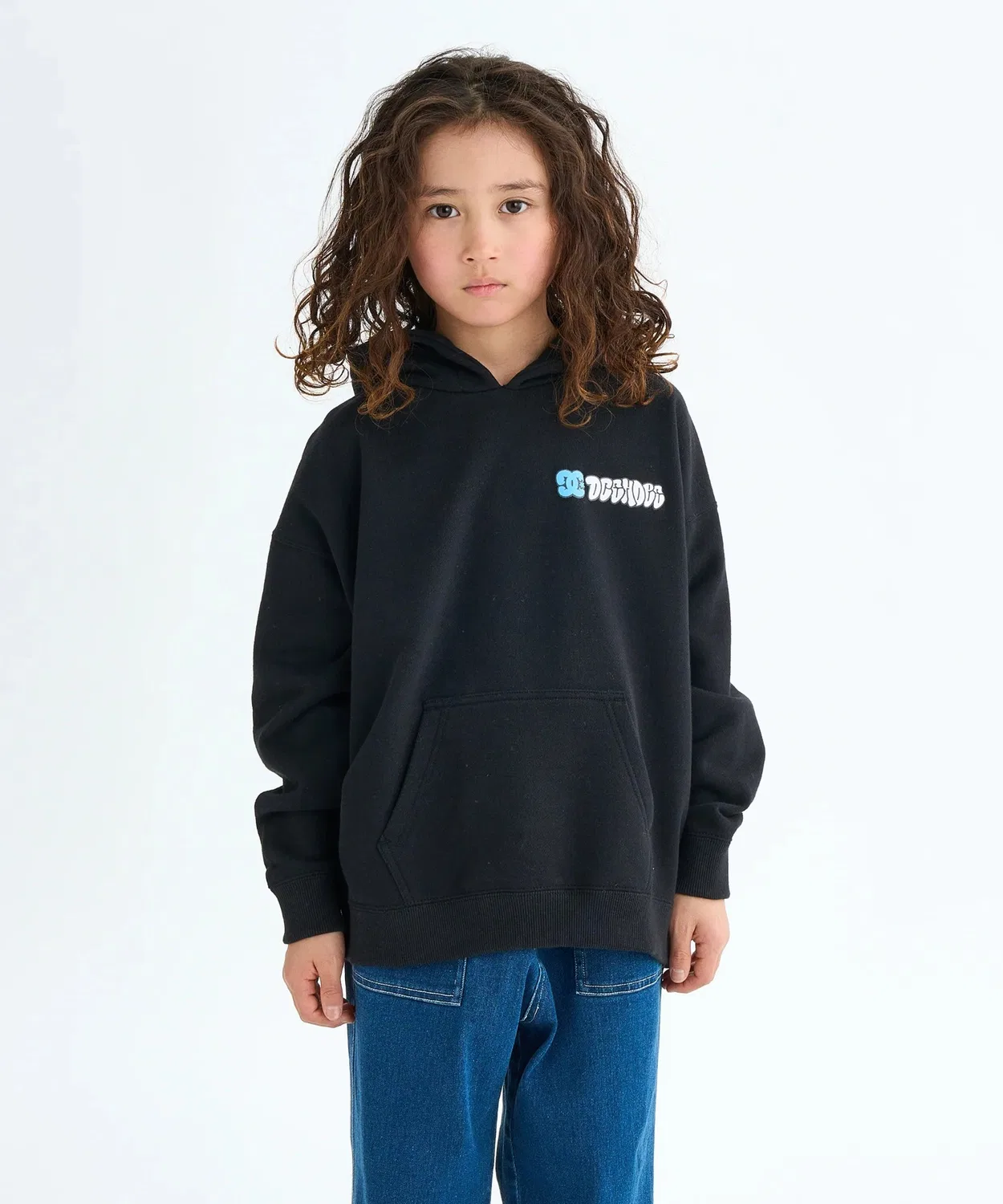 Детская пуловер-худи DC Shoes 25 KD SK CREW PH, чёрный — фото 2