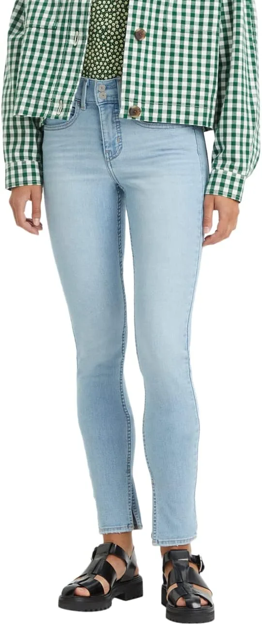 Levi's женские джинсы 311 Shaping Skinny с разрезом по низу, индиго