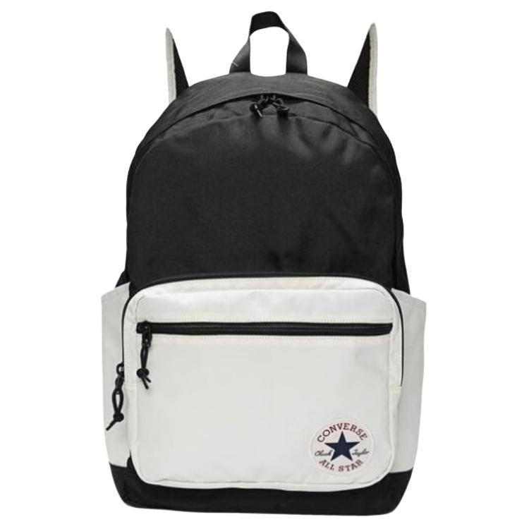 

Полиэстеровый рюкзак среднего размера унисекс черный и экрю Converse