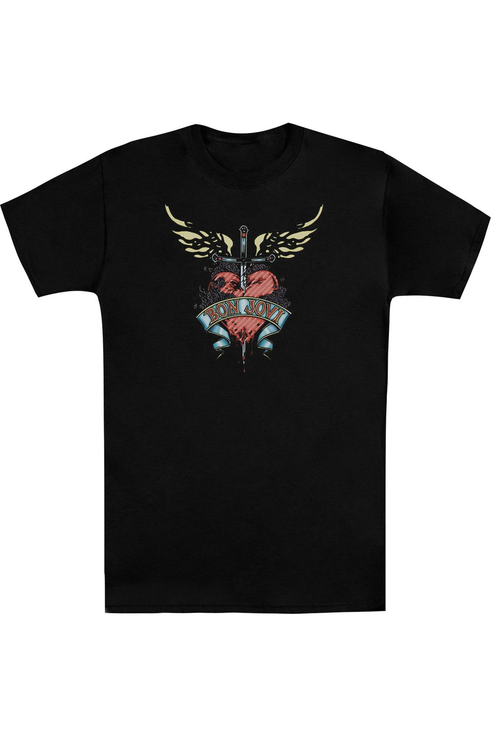 

Футболка Bon Jovi Daggered с коротким рукавом для взрослых Gildan